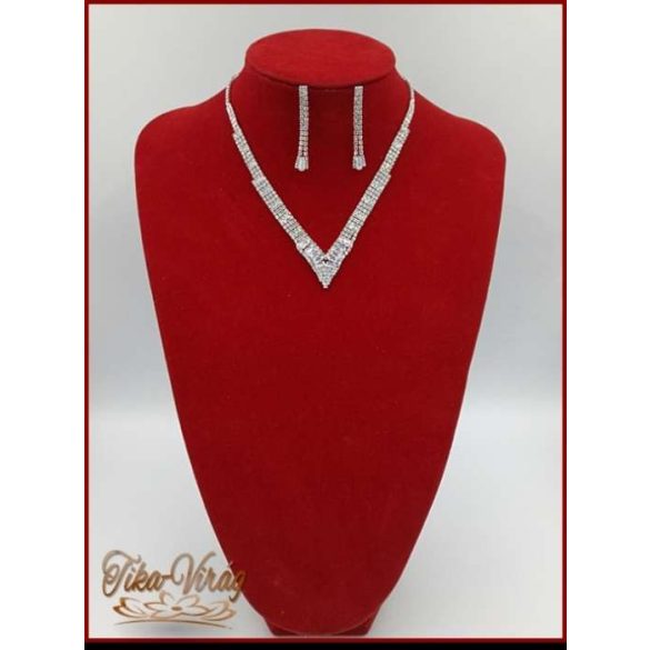 NYAKÉK SZETT CIRKÓNIA KÖVEKKEL DLGGL-191006.