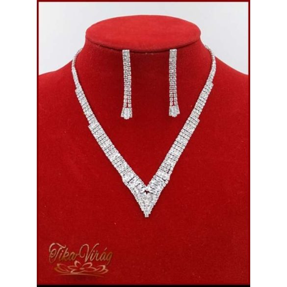 NYAKÉK SZETT CIRKÓNIA KÖVEKKEL DLGGL-191006.