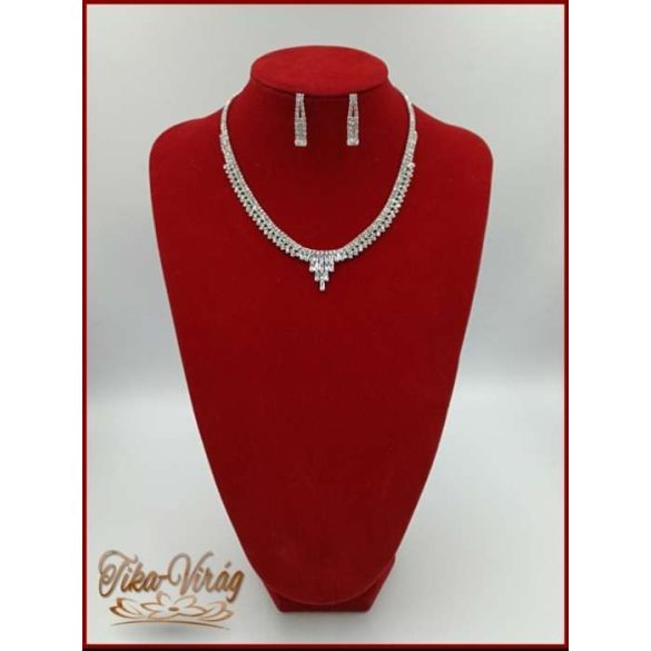 NYAKÉK SZETT CIRKÓNIA KÖVEKKEL DLGGL-191008.