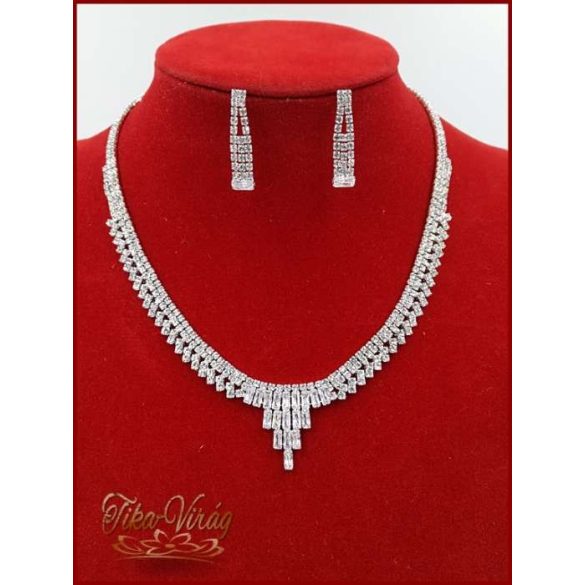 NYAKÉK SZETT CIRKÓNIA KÖVEKKEL DLGGL-191008.