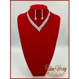 Nyakék-szett cirkónia kövekkel DLGGL-19801.