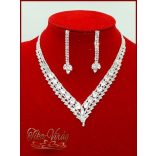 Nyakék-szett cirkónia kövekkel DLGGL-19801.