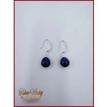 TENYÉSZTETT-GYÖNGY NYAKLÁNC SZETT KÉK 