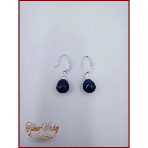 TENYÉSZTETT-GYÖNGY NYAKLÁNC SZETT KÉK 