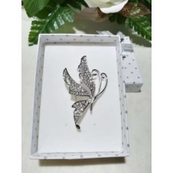 Brosstű Díszdobozban Lepkés 