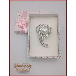 Brosstű Díszdobozban Gyöngy 