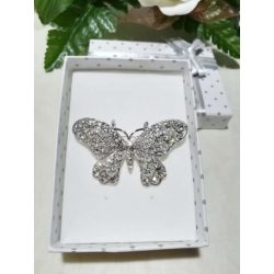 Brosstű Díszdobozban Lepkés 