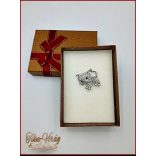 Brosstű Díszdobozban Kiscica 