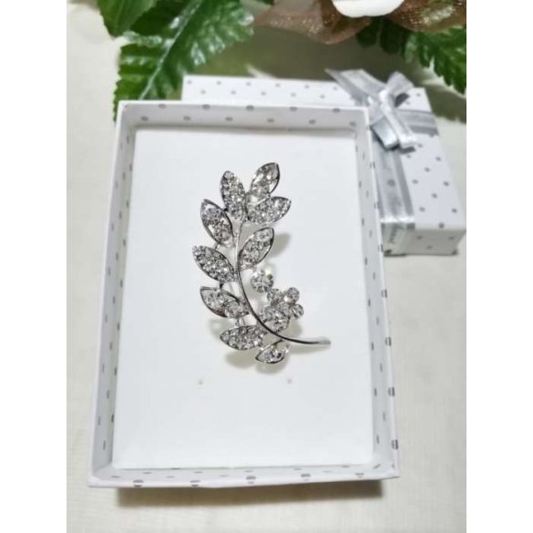 Brosstű Díszdobozban Virágos 