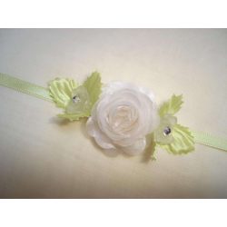 Csuklódísz fehér-zöld