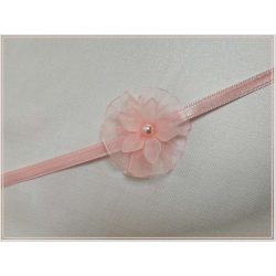 Csuklódísz vagy nyakdísz barack-fehér