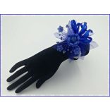 Királykék csuklódísz gyöngysoros pánton