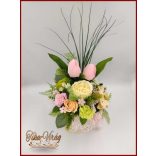 Vegyes színű szappanvirág-box