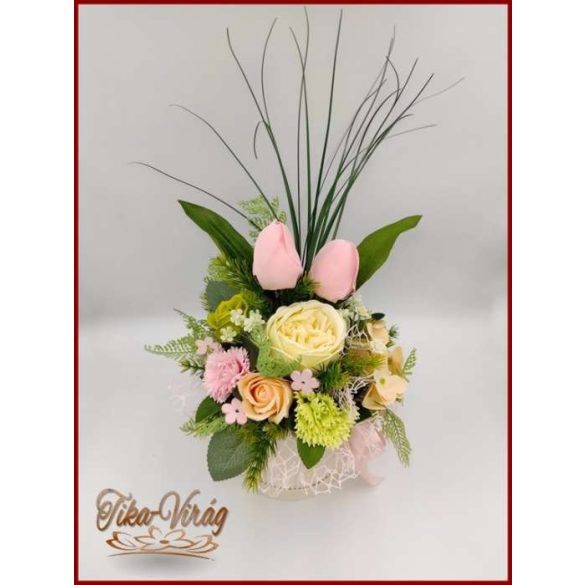 Vegyes színű szappanvirág-box