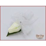 Fehér tulipános csuklódísz