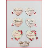 Szappan-rózsa box "S" Piros szív dobozban