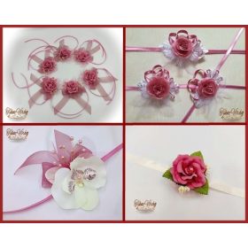 Mályva csuklódísz 