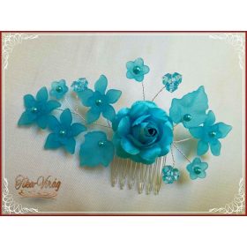 Türkiz- Egyedi Készítésű Fejdíszek és Kontytűk