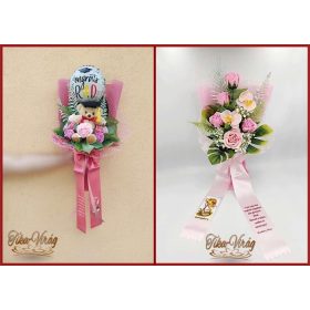 Ballagási csokrok szappan virágokból