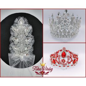 Egyedi készítésű Esküvői Koronák, Kitűzők, Bokréták