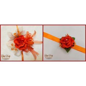 Narancs csuklódísz 