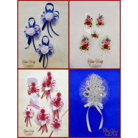 Bokréták, Kitűzők egyedi készítésű