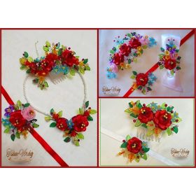 Kalocsai Motívumos Egyedi Készítésű Kiegészítők