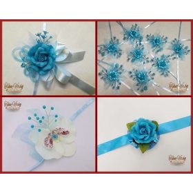 Türkiz csuklódísz 