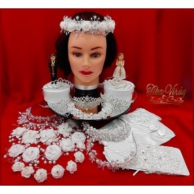 Elsőáldozási fejdíszek és koszorúk