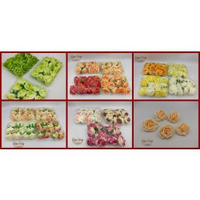 Habrózsák, polifoam virágok