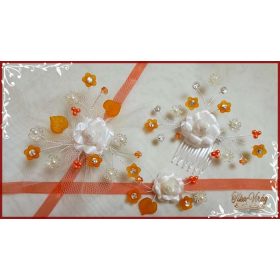 Narancs- Egyedi Készítésű Fejdíszek és Kontytűk