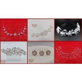 Csillogó Strasszos Hajdíszek Esküvőre és szalagavatóra