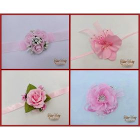 Rózsaszín csuklódísz 